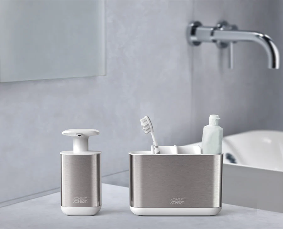 2-piece Stainless-steel Bathroom Sink Set - Image 2