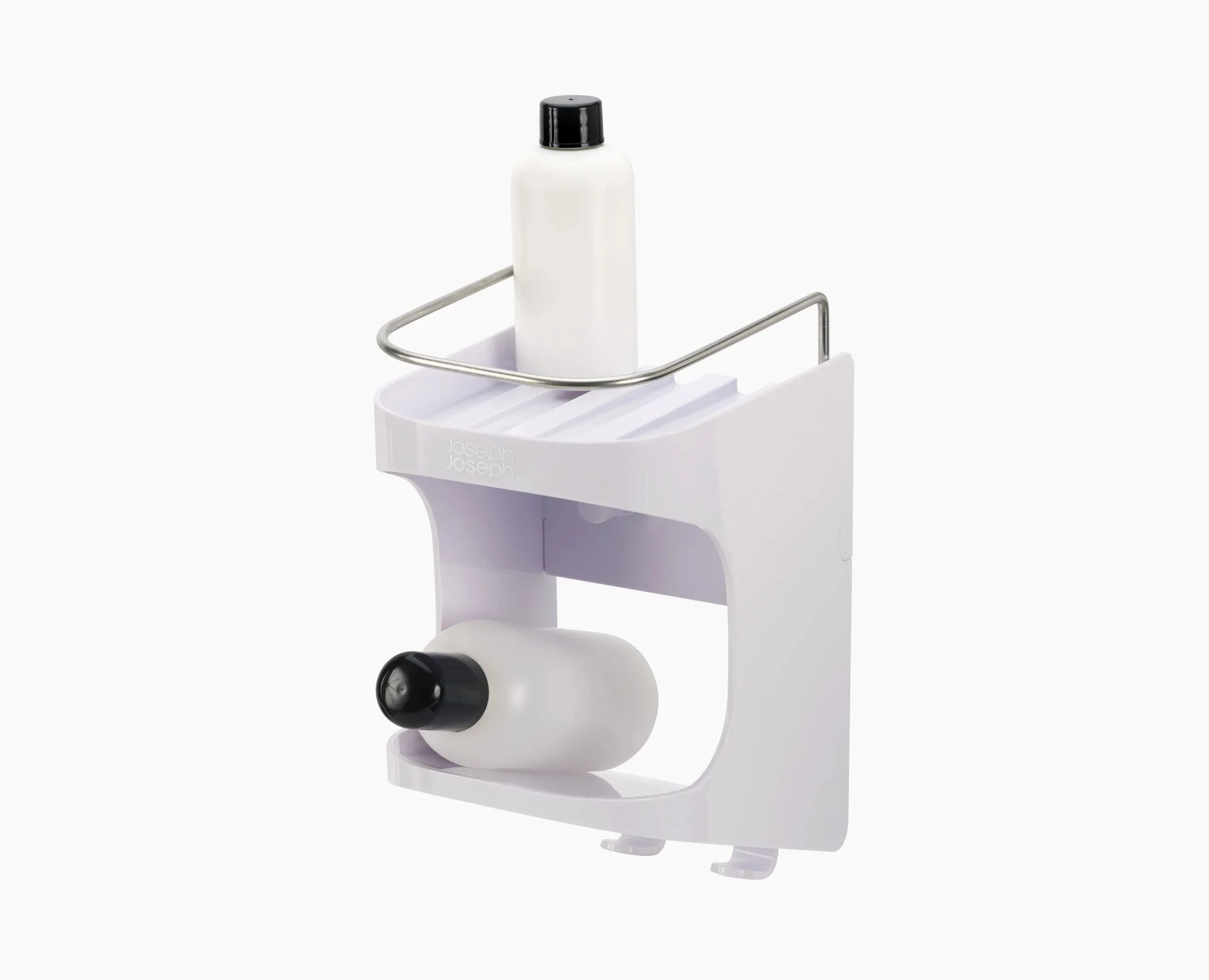 Capsule™ 2-tier White Shower Shelf - Image 4