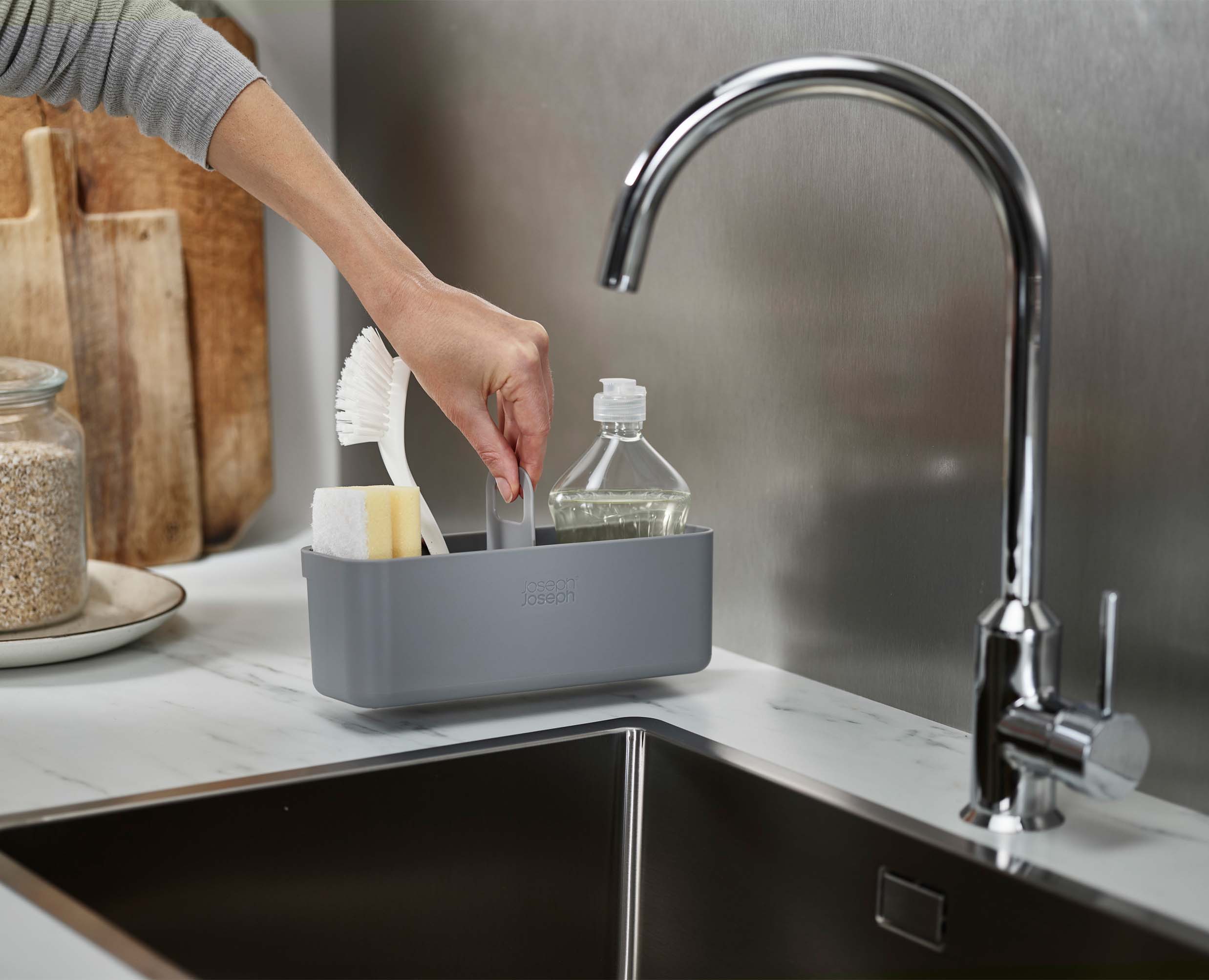 DoorStore™ In-cupboard Grey Sink Tidy - Image 5