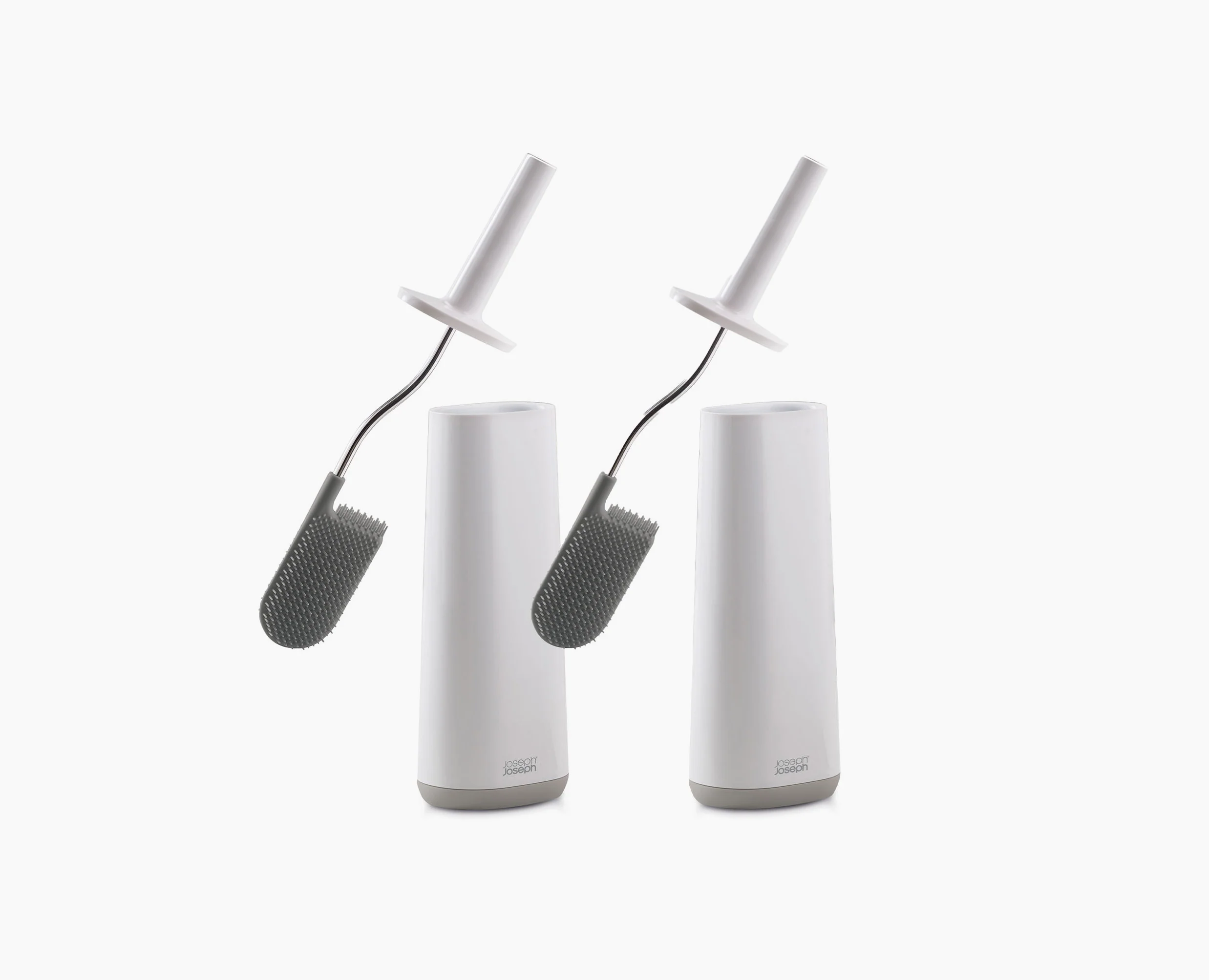 Flex™ Pack of 2 Grey Toilet Brushes