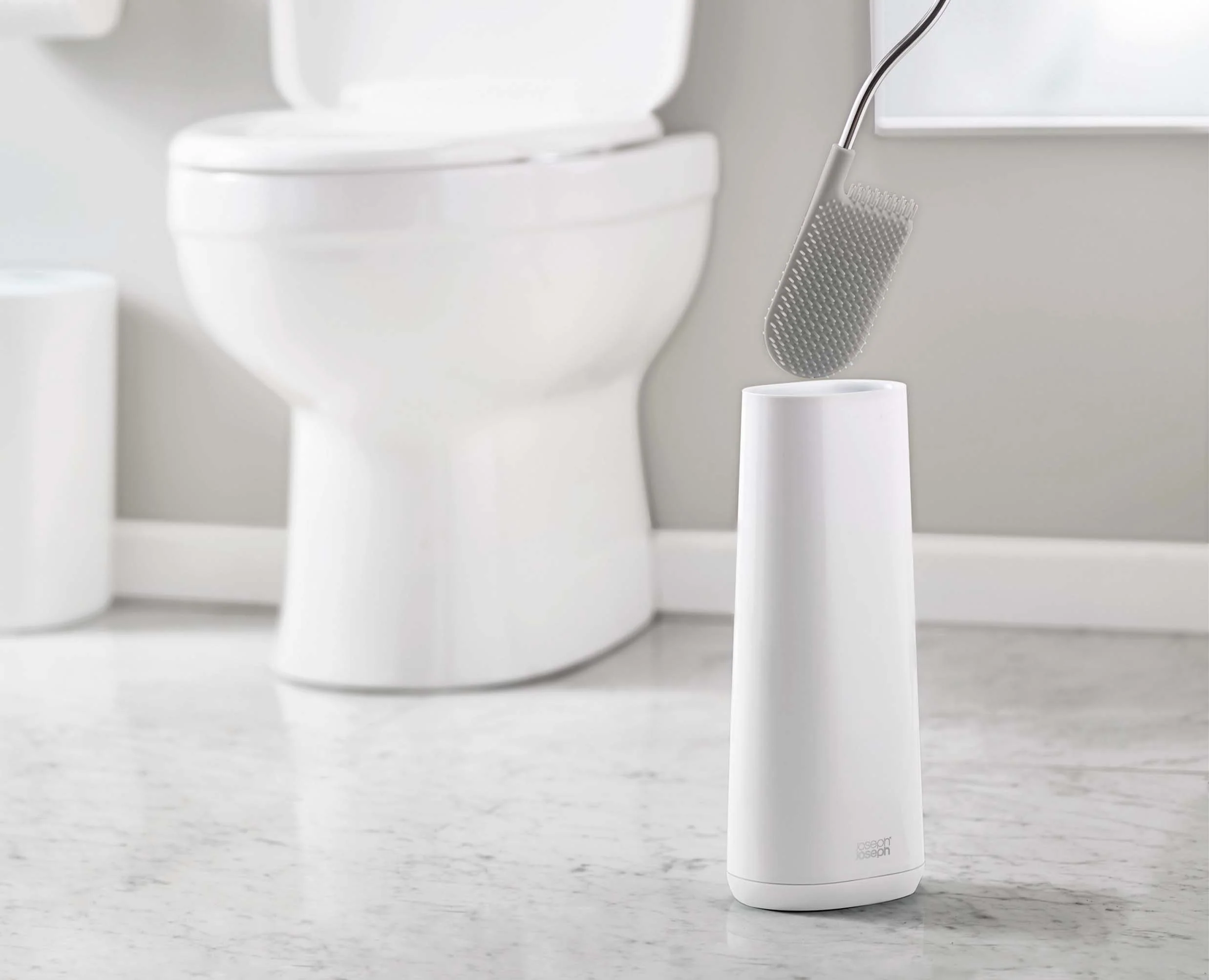 Flex™ White Toilet Brush - Image 3