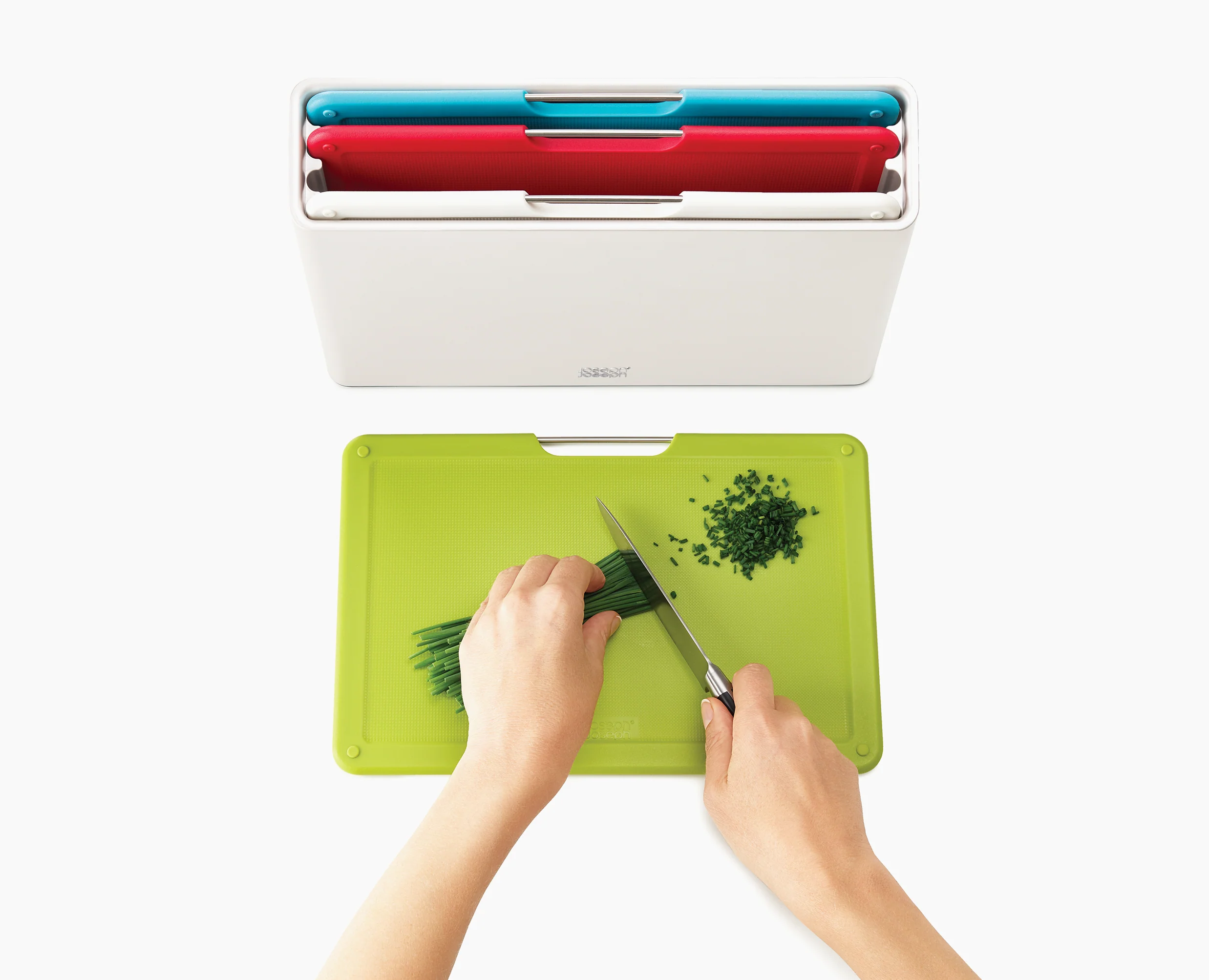 Folio™ 4-piece White Chopping Board Set Regular - Image 4