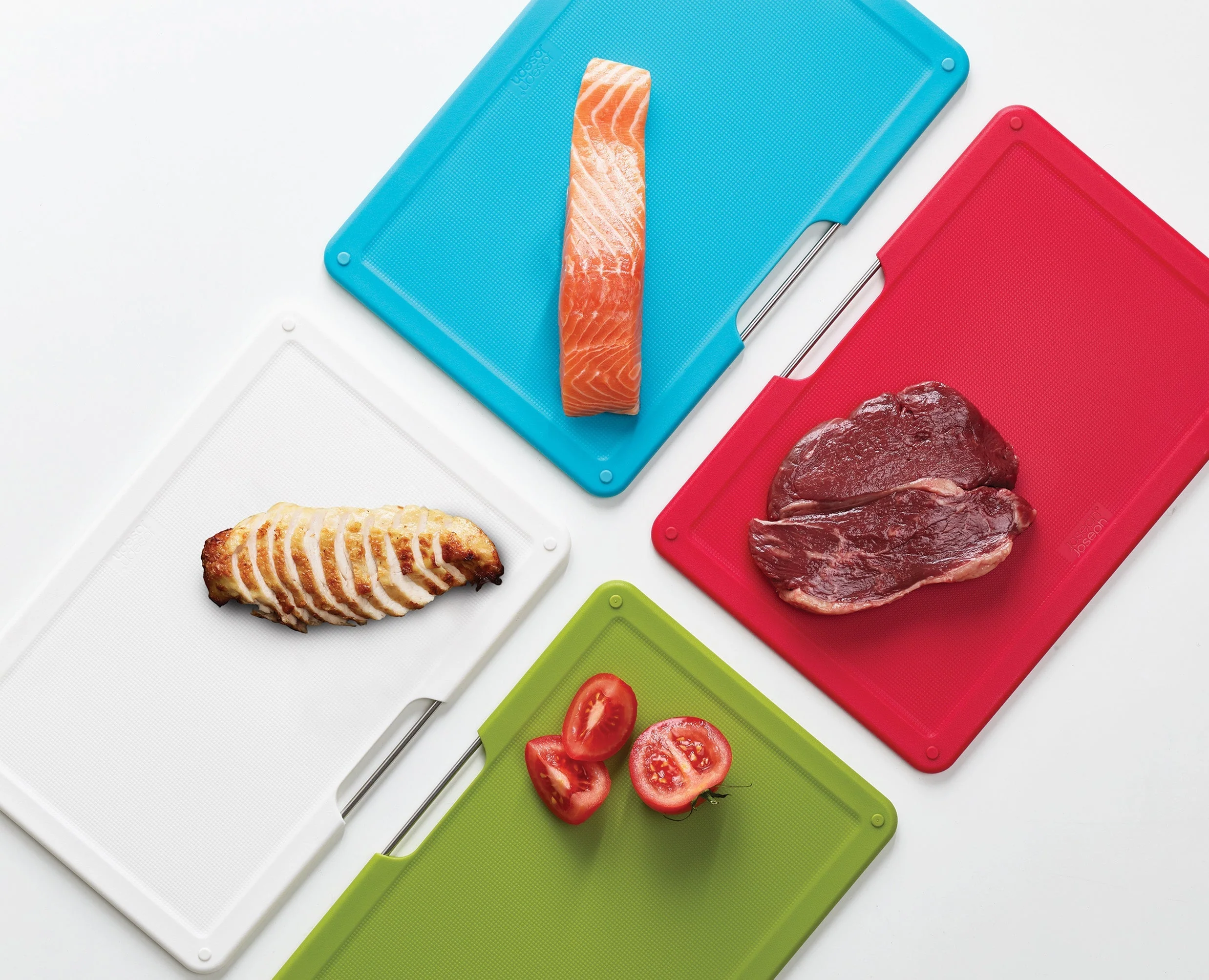 Folio™ 4-piece White Chopping Board Set Regular - Image 5
