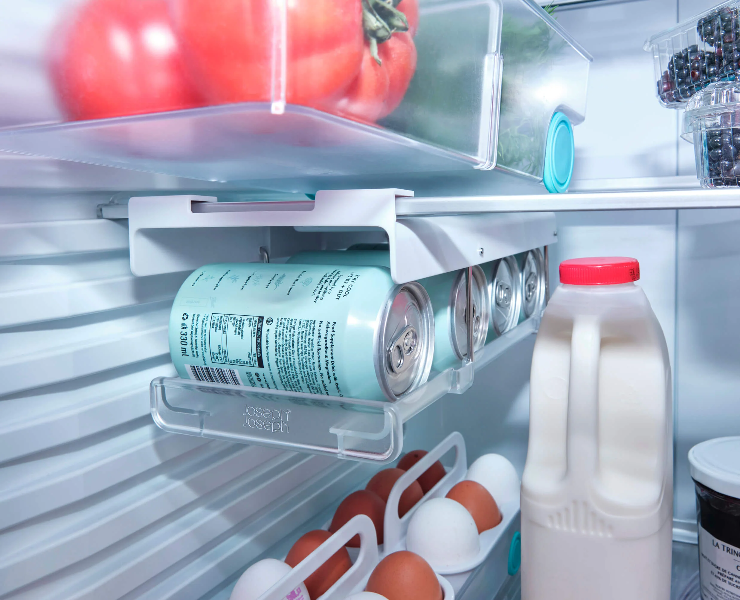 FridgeStore™ Under-Shelf Collapsible Can Dispenser - Image 2