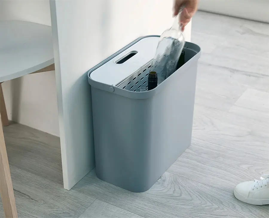 GoRecycle 28L Light Blue Recycling Caddy - Image 2