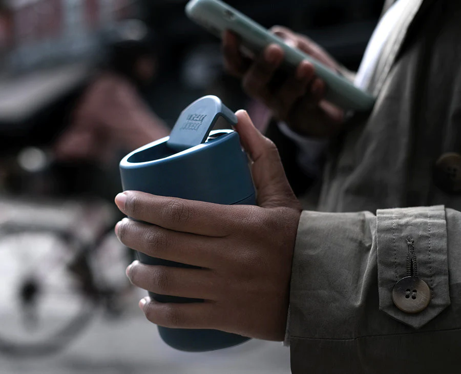 Sipp™ Blue Travel Mug with Hygienic Lid 340ml - Image 2